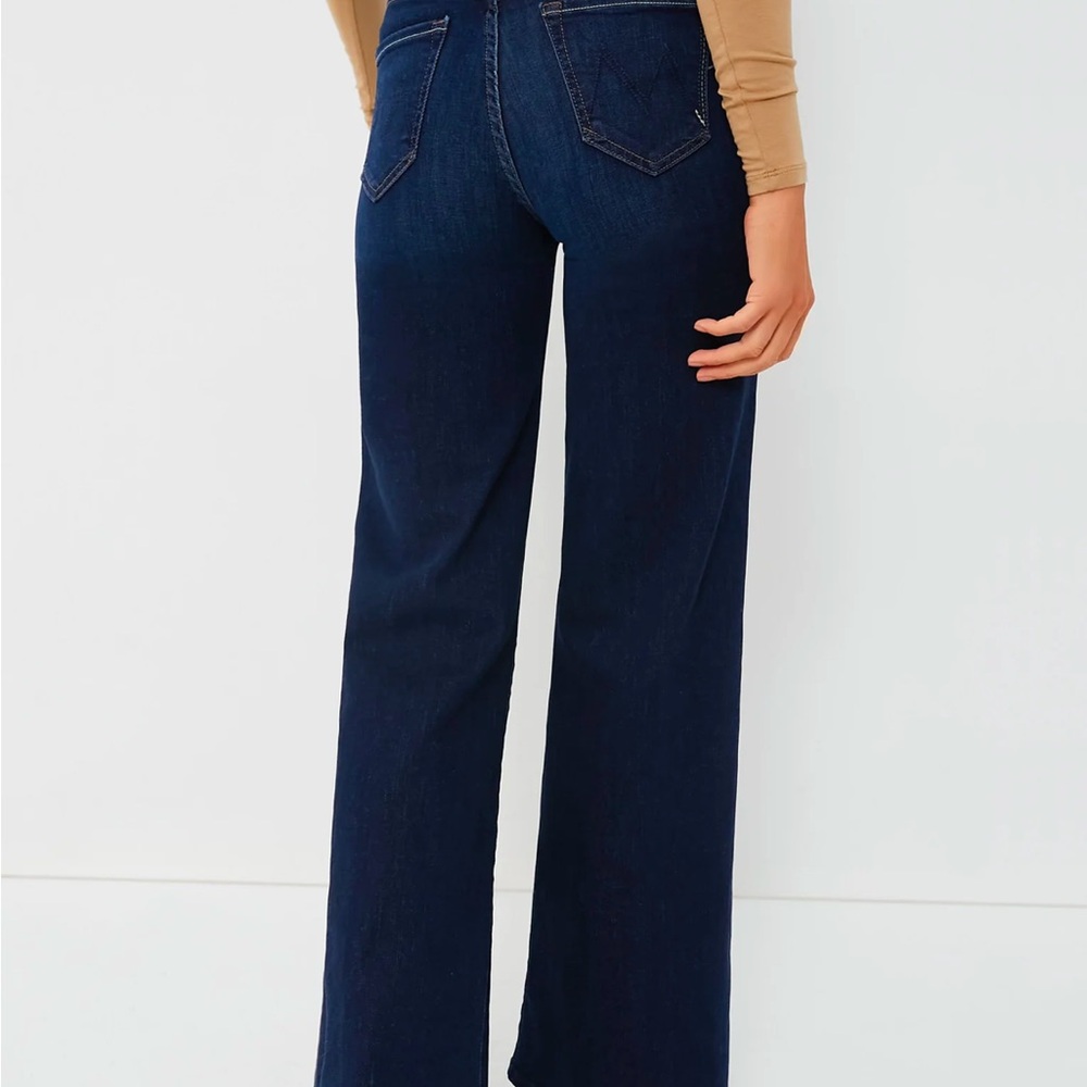 NWT Mother The Roller Sneak in Off Limits Size 27 Womens Jeans